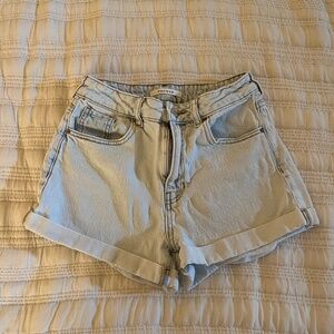 light wash denim pacsun shorts
